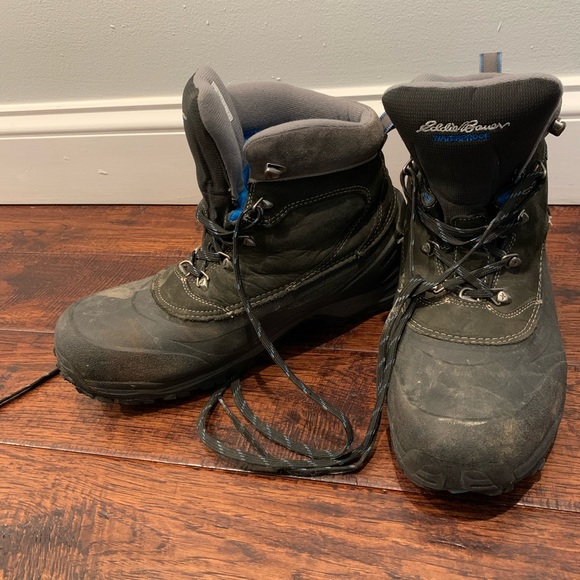 MENS EDDIE BAUER WATERPROOF BOOTS - Picture 3 of 3